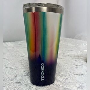 Corkcicle Aurora 16 Ounce Colorful Tumbler with Lid